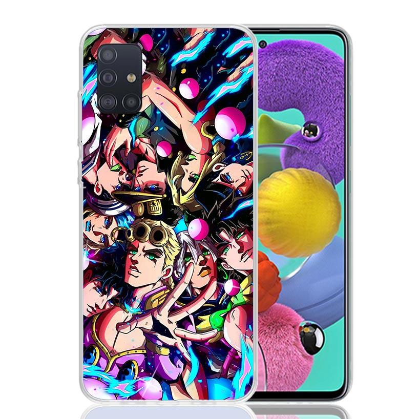 JoJo's Bizarre Adventure Hot Anime Phone Case For Samsung Galaxy A52 A32 A22 A12 A02S A50S A30S A51 A31 AA71 Note 20 Ultra 10 S1