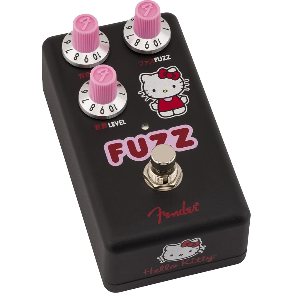 Fender Hello Kitty Black Fuzz Pedal Compact Effector [Fender X Hello Kitty Vol.2] Fender
