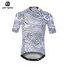 XINTOWN Mens Short Sleeve Cycling Jersey Black Electric Bike Riding Wear