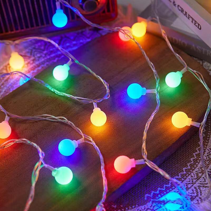 

Solar USB Christmas Ball String Lights