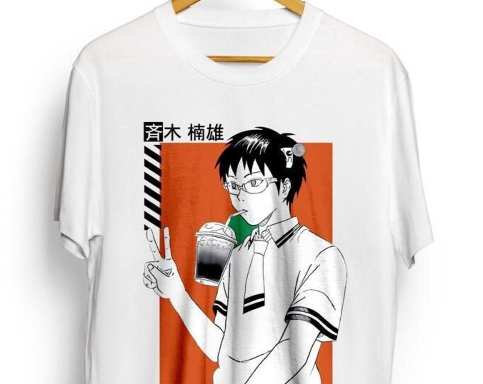 SAIKI K  раздраженное лицо  Saiki Kusuo no Sai Nan Футболка S