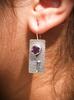 Natural Amethyst Earrings: 925 Sterling Silver, Gemstone Jewelry