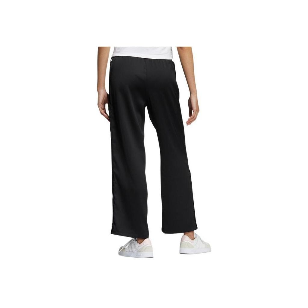 Adidas Neo Pure Color Loose Straight Sports Pants Women Bottoms Black HN0011