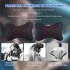 2Pcs Pu Car Seats Neck Pillow Breathable Auto Head Neck Rest Cushion Neck Support Cervical Headrest Soft Car Pillow