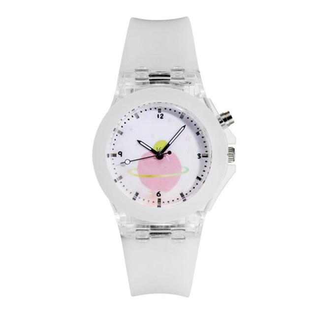 Watch Women Fashion Silicone Candy Color Luminescent Student Watches Girls Quartz Clock Cute Little Fresh Wristwatch