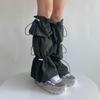 Gothic Knee Pad Socks Leg Sleeve Ankle Knee Warmers Boot Cuffs Knee Leg Socks