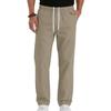 Men's Cotton-Linen Summer Straight-Leg -Color Casual Trousers
