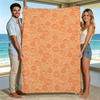 Harvest Pumpkin Maple Leaf Candle Fall Throw Blanket Patio Blanket Sunroom Nook Living Room Lounge Bedroom Den Presents