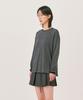 GRASPLAN Waffle Long Sleeve T-Shirt_Charcoal