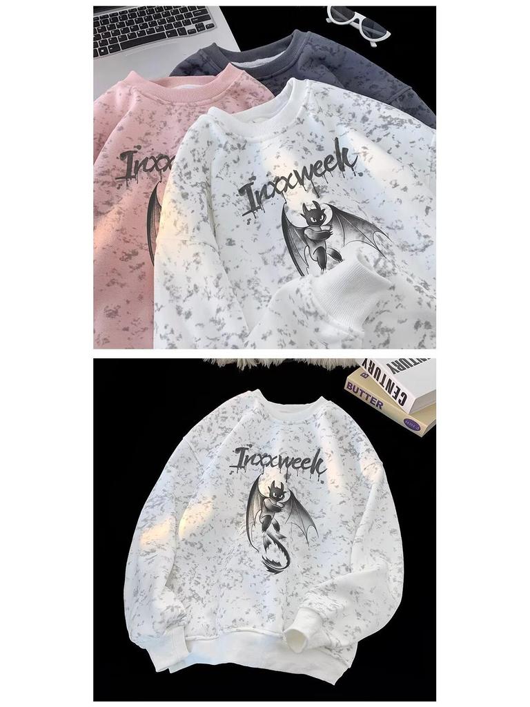 Unisex Hong Kong Tie-Dye Hoodie: Trendy, Casual, and Versatile Fashion for Couples