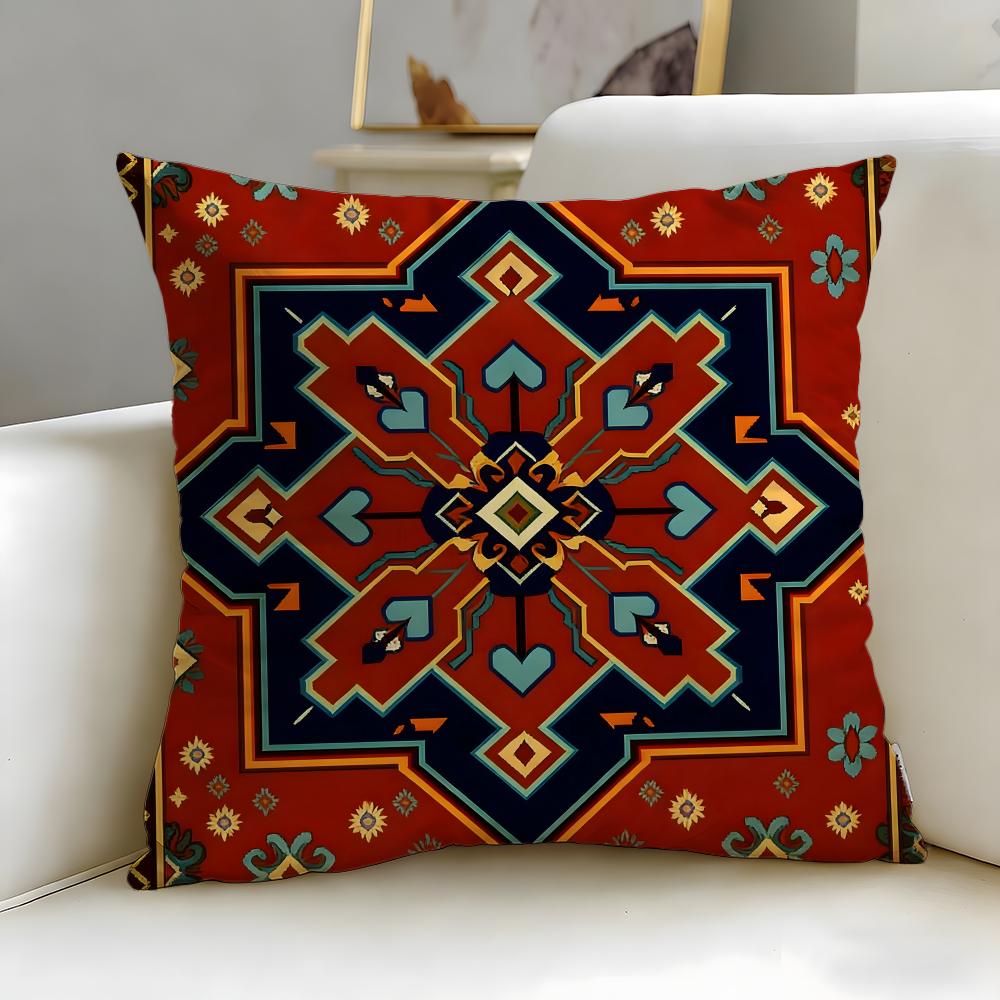 Pattern Creative Print Cushion Cover Soft & Easy-Wash Pillow Case – Versatile For Couch, Bed, Travel And Office