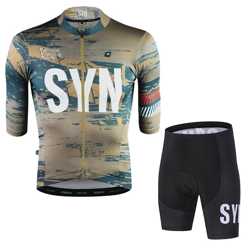 Herren Fahrradsportbekleidung Set Sommer Atmungsaktiv 2026 Radsportanzug Kurzes Set Feuchtigkeitsableitend Schnelltrocknend Radtrikot Radhose