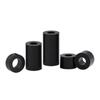 10Pcs/Pack New Non-Threaded ABS Spacer TV Install Column Pillar PCB Board Support Hollow Standoff Black M3-M10 Nylon Washer