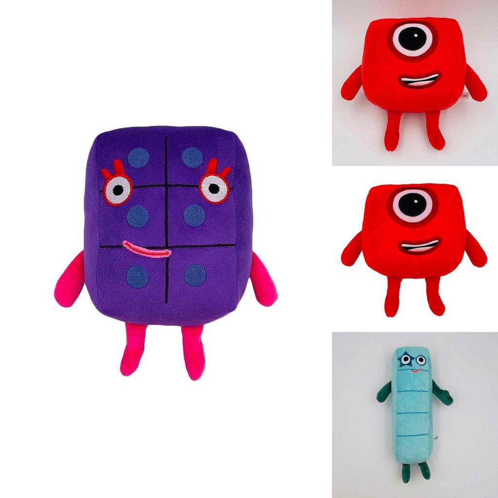 Numberblocks Plüschpuppe Weiches und niedliches Stofftier für Kinder Bildend und lustig
