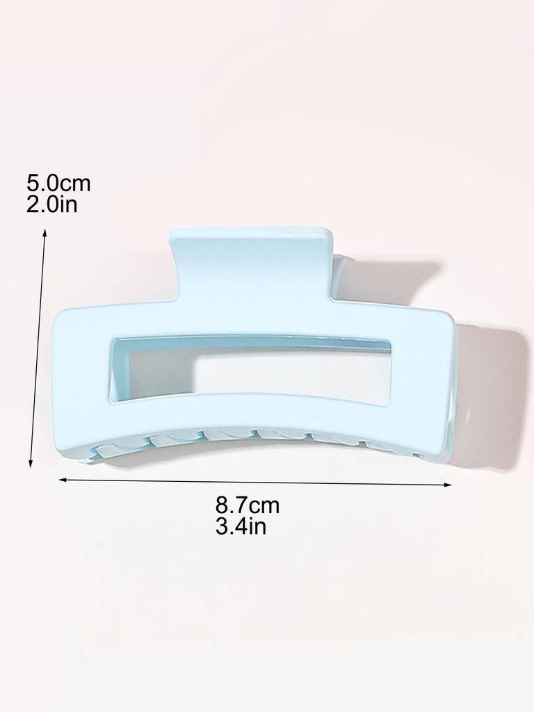6 Pcs Large Multicolored Rectangle Hair Claw Clips Strong Hold Claw Clips Accessories For Women Girls Thin Thick Hair Quality