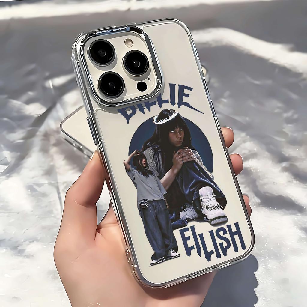 Coque de téléphone pour Samsung Galaxy S25 S24 S23 S22 S21 S20 Note20 FE Ultra Edge Plus 4G 5G Transparente pour Singer B-Billies E-Eilishs