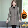 Mid-Length Autumn & Winter Trench Coat for Middle-Aged Women - Stylish and Thick for 40s & 50s