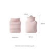 Fasola Water-Filled Hot Water Bottle Small Mini Silicone Hand Warmer Bag for Bed Use, Hot Compress for Belly, Baby Warm Water Bag