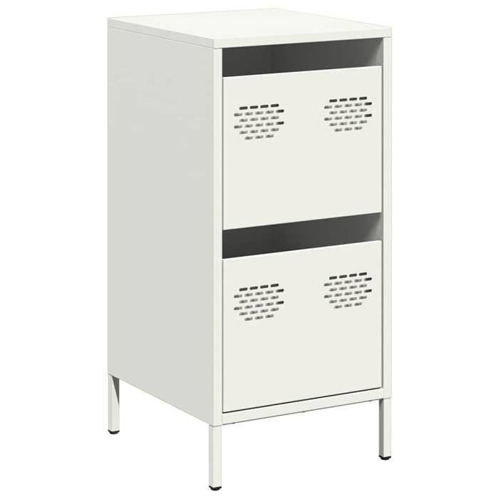 VidaXL White Buffet 35x39x73.5 Cm Cold-Rolled Steel 851399