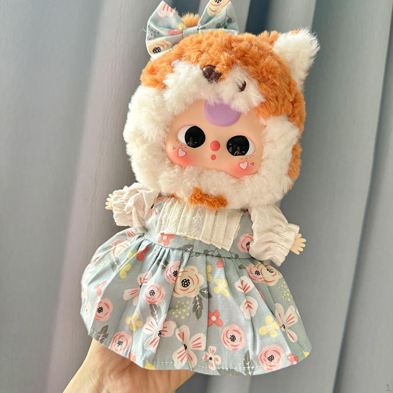 

20 см Милая кукольная одежда, украшение, мягкая для маленьких девочек, подарочные аксессуары, одежда