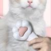 Self-Cleaning Pet Grooming Brush Safe Massage Cat Paw Brush Hair Shedding Brush  for Small Pets