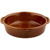 Santo Banko-yaki Oven-safe Gratin Dish Cocotte Round Type Ame Diameter approximately 16cm Tableware Ceramic Microwave-safe Made Japan 17220