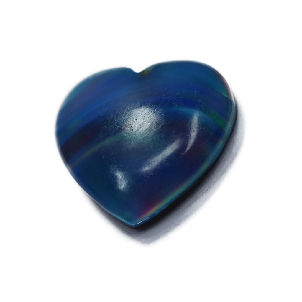 Heart Cut Natural Doublet Opal 18.30 Ct Ring Size Loose Gemstone CERTIFIED