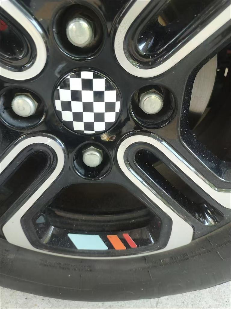 Car Emblem Wheel Hub Cover Sticker Accessory For BMW Mini Works Cooper F54 F55 F56 F57 F60 R50 R52 R53 R55 R56 R57 R58 R59 R60
