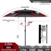 Summer Fishing Sunshade Umbrella - Large, UV Protection