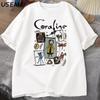 2026 Halloween T Shirt Women Unisex Spooky Vintage Tshirt Harajuku Comfortable and Loose Unisexs and Womens Tshirts