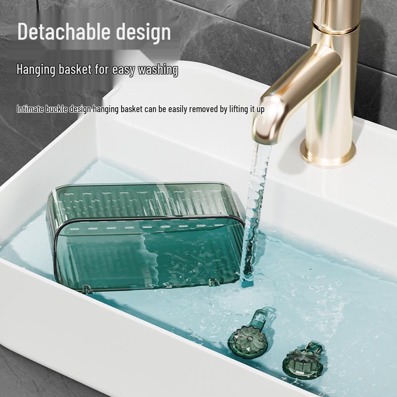 Wandmontiertes Badezimmer-Aufbewahrungsregal mit Saugnäpfen für Toilettenartikel