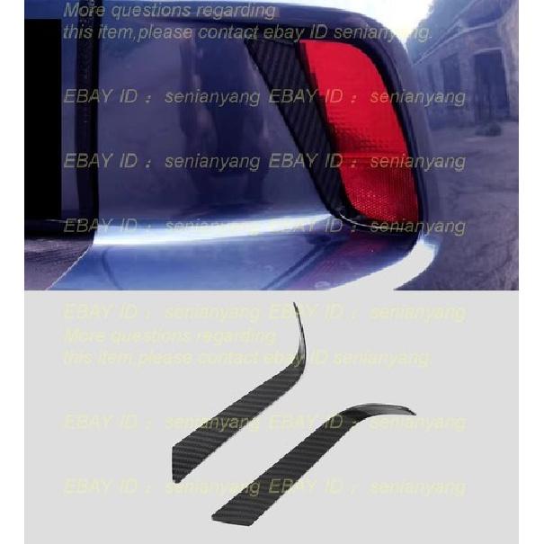 ABS Carbon Fiber Look Rear Fog Light Cover Trim For -2024 Ford Escape