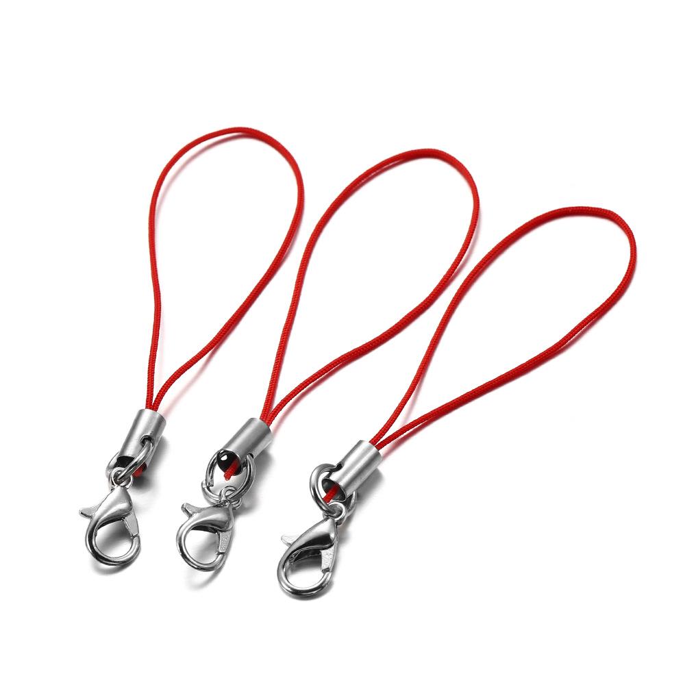 Lobster Clasp Nylon Phone Strap Doll Lanyard Jewelry Craft Accessory
