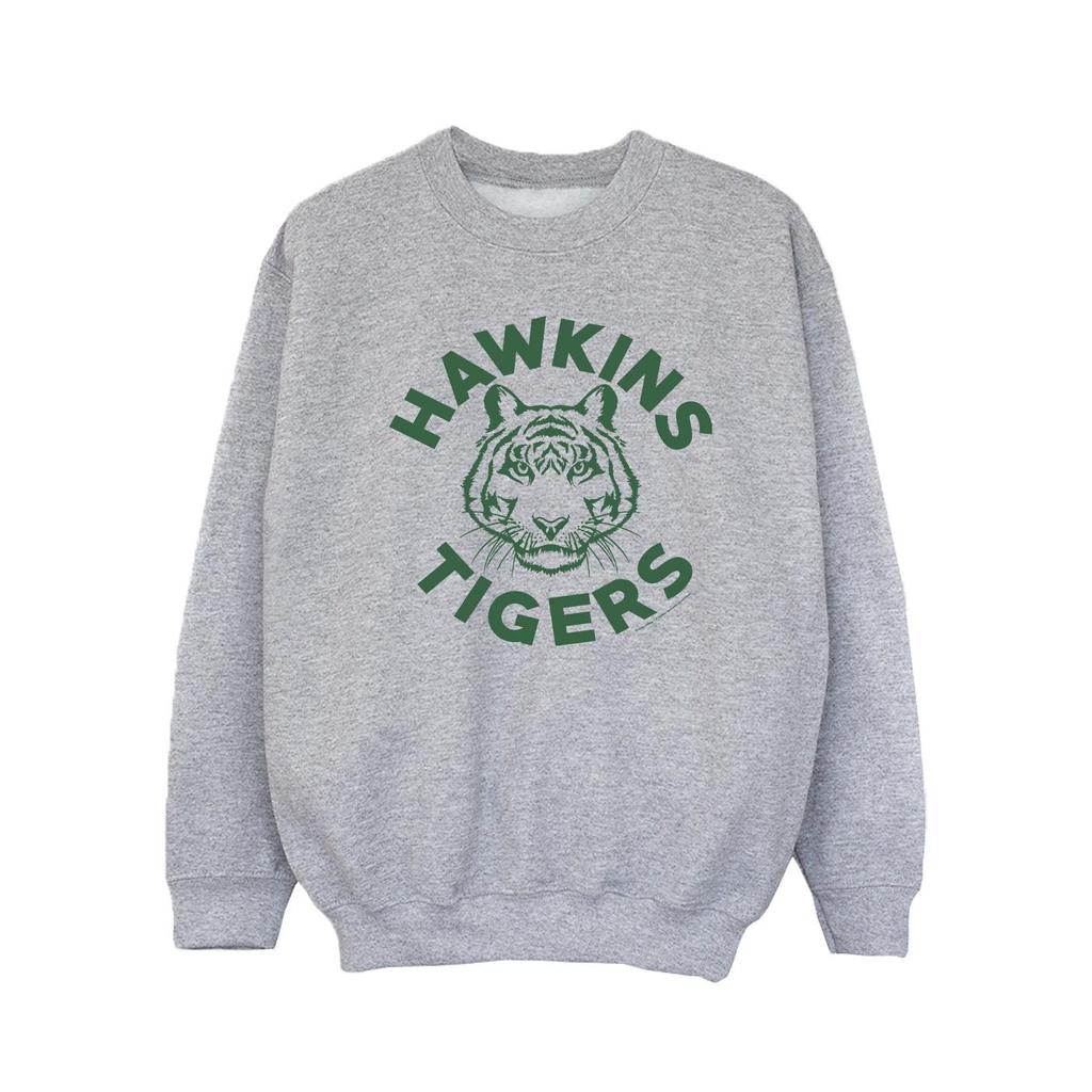 Netflix Girls Stranger Things Hawkins Tigers Sweatshirt