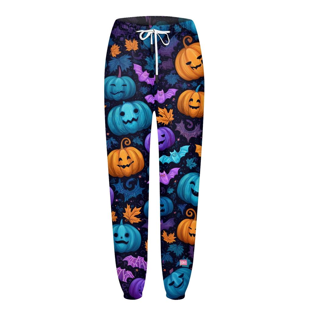 Women's Casual Fashion Sweatpants Halloween Printed Casual Pants