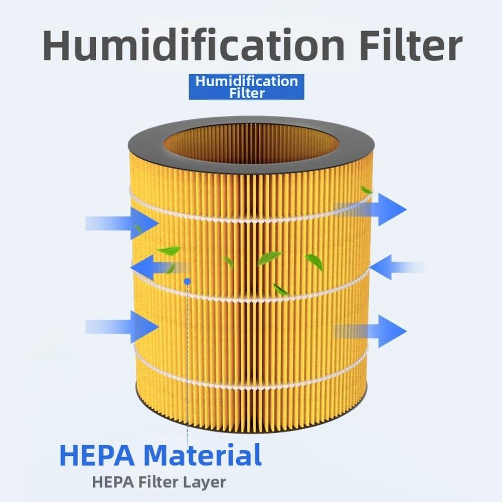 HEPA Replacement Humidifier Filter For Home Humidifier HEPA Material Effective Impurity Filtration Improves Water Quality