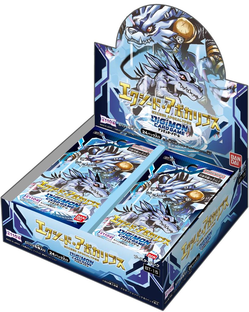 BANDAI Digimon Card Game Booster Pack Exceed Apocalypse 24 packs [BT-15] (BOX)