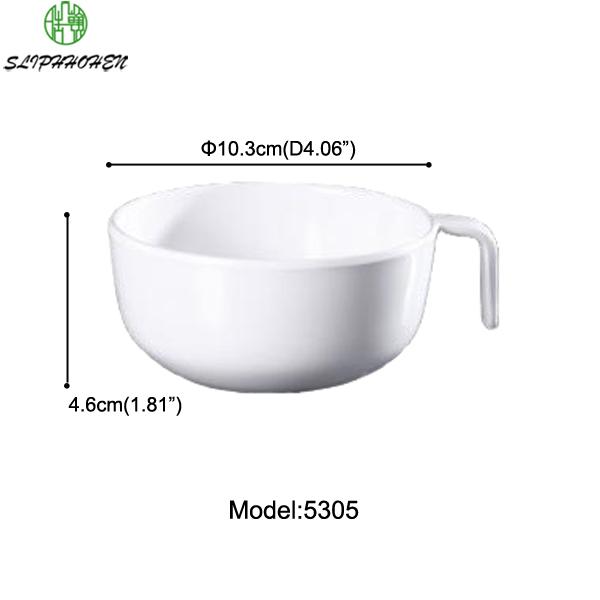 Белая Круглая Кружка-Коффер Кухонная Посуда 100% Меламин Стакан для Воды Ресторанная Посуда Имитация Фарфора Столовая Посуда 201-300ml