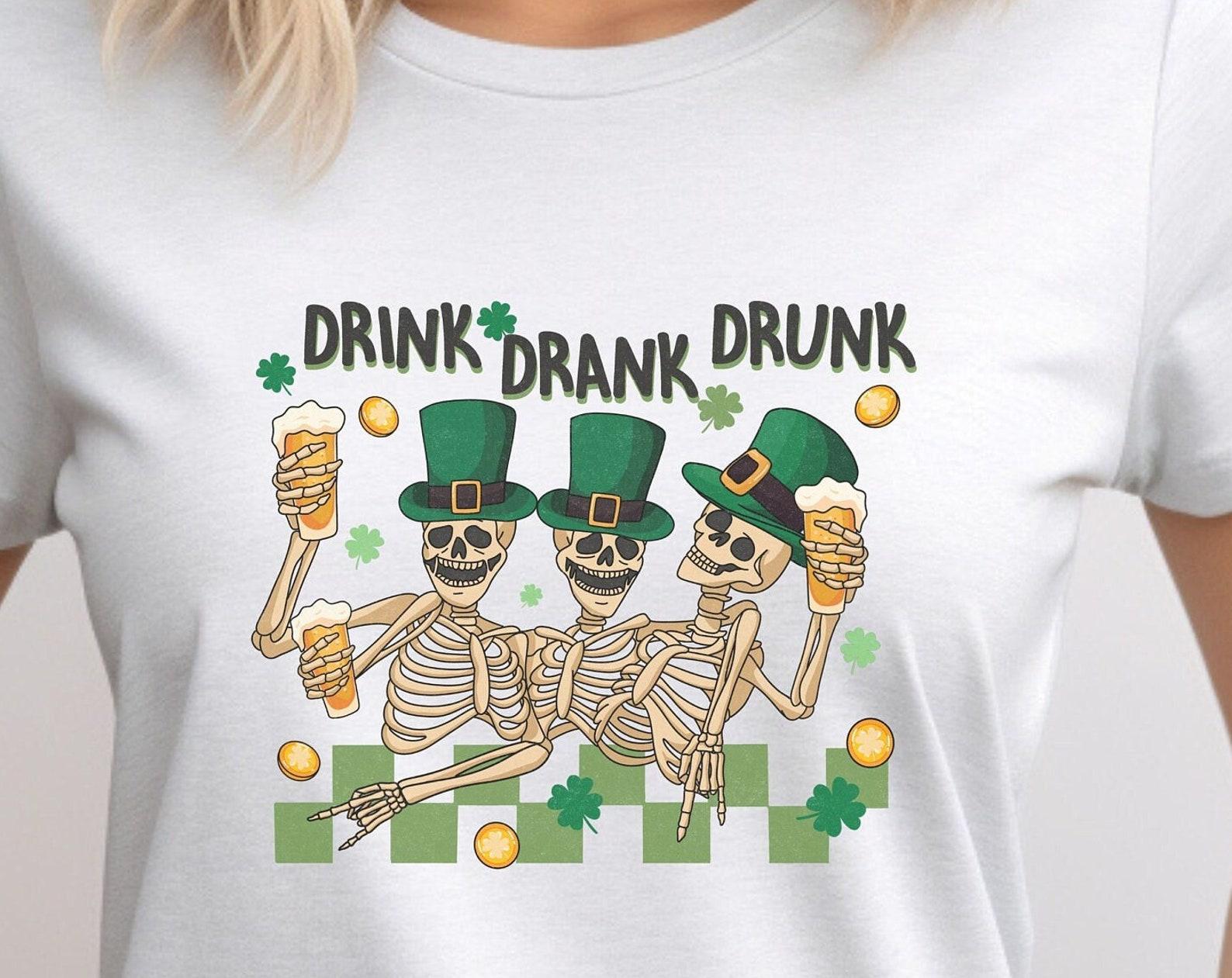 Irish Shirt- whiskey Shirt- Coffee Shirt- Coffee Lovers Shirt- Coffee Lovers Gift- skeleton shirt- skeleton shirts funny-Drinking Shirt-Tees 4XL
