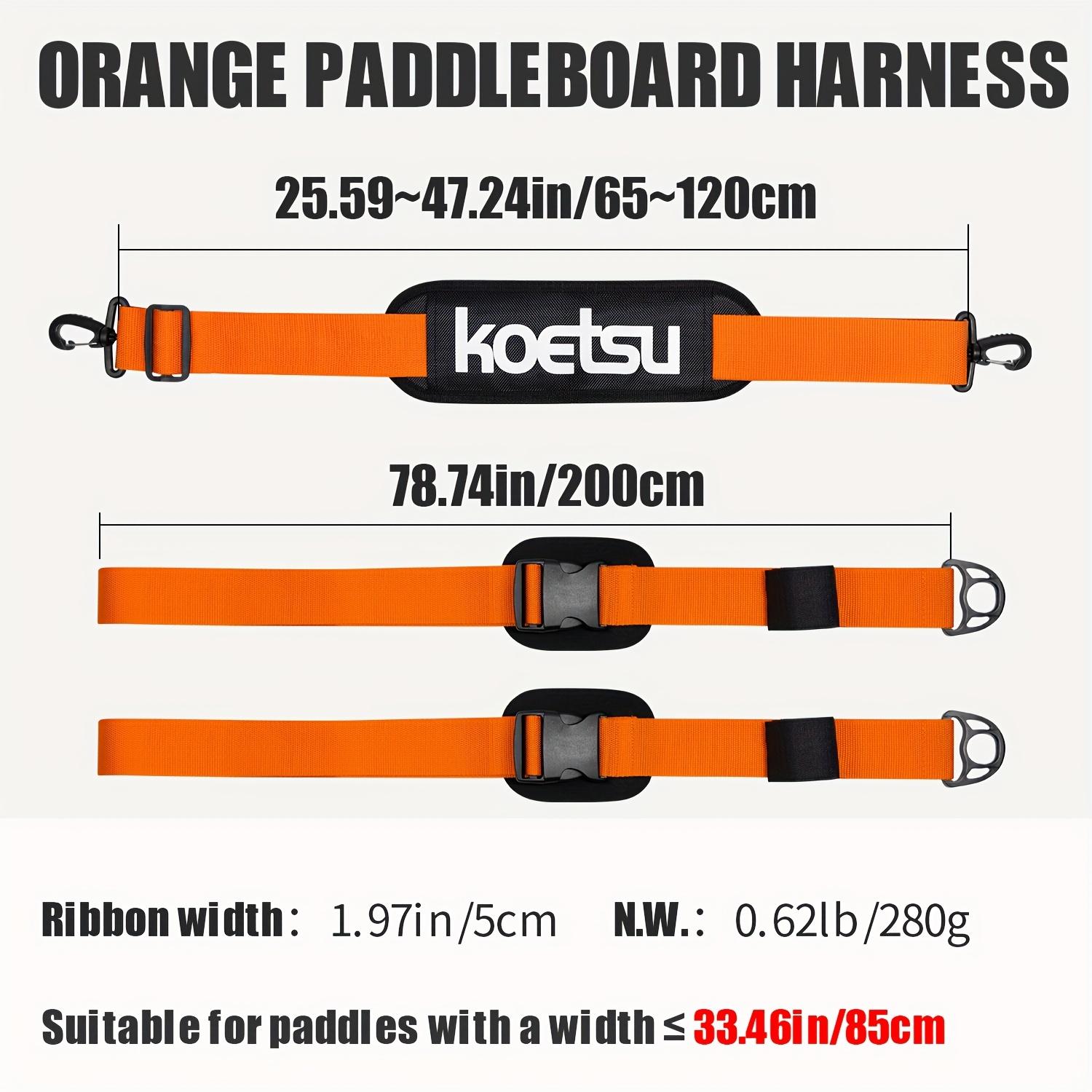 

1PC Adjustable SUP Paddleboard Shoulder Strap Oxford Cloth Durable Comfortable Carry Yellow Blue Orange Transport Padded Design помаранчевий