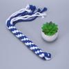 Interactive Dog Flirt Pole Extendable Size S Cotton Rope Dangler Black for Training Healthy Pet Exercise Teaser