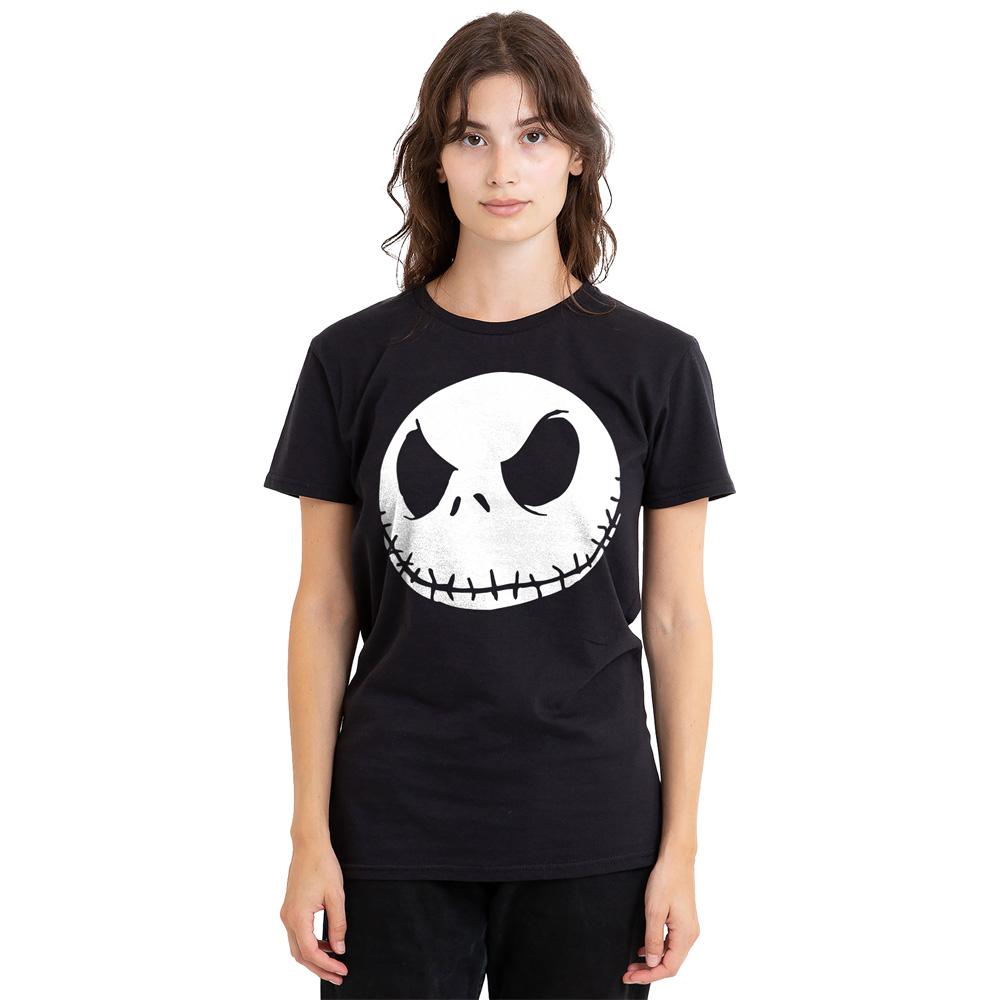 The Nightmare Before Christmas Unisex Adult Jack Face T-Shirt