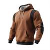 Men's Colorblock Sweatshirt Hoodie Men's Sports Large Size Casual Sweatshirt