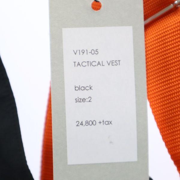 unused VAST222 19ss made in Japan Tactical Best 2 black Men's Used