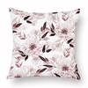 Spring Watercolor Floral Pillowcase Pink Rose Decorative  Sofa Living Room Bed  Home