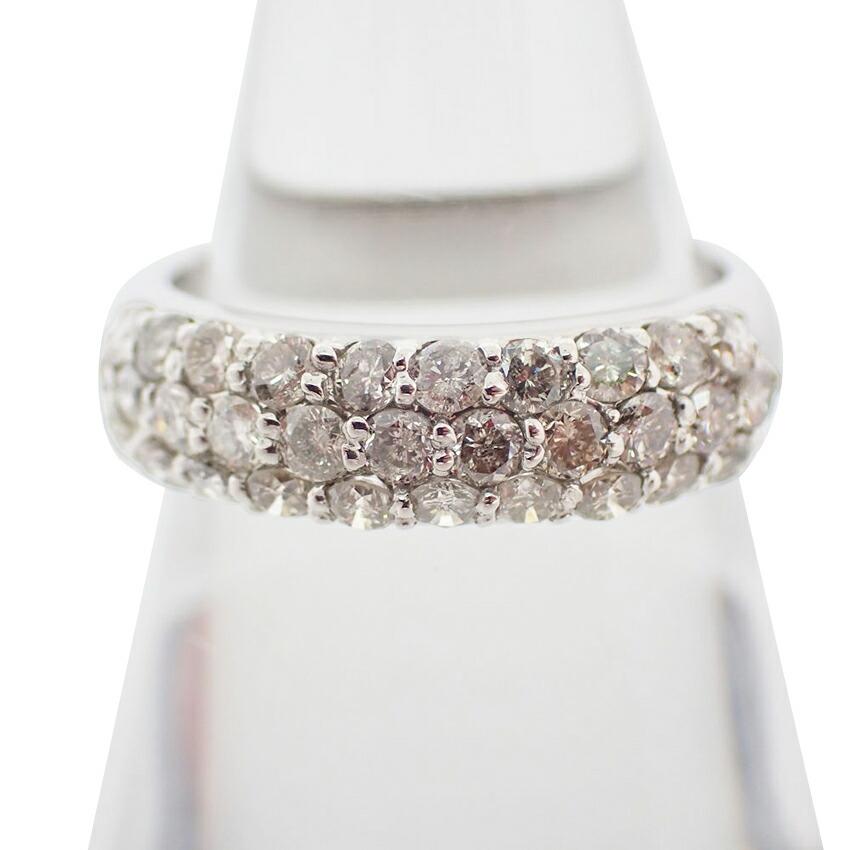

[Used] Pt900 Diamond Pave Ring /No.11/g475-87