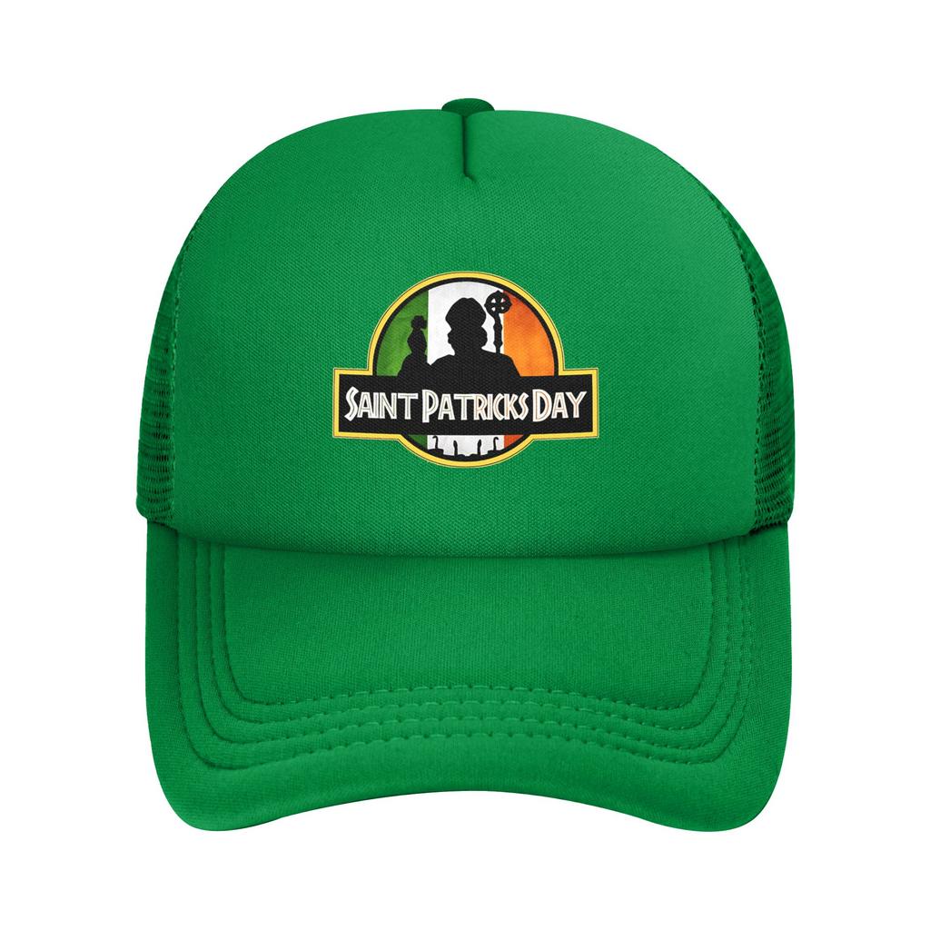 happy saint st patricks day  Foam Trucker Hats Unisex Summer Breathable Mesh Golf Cap Hat Fashion Sun Cap Adjustbale