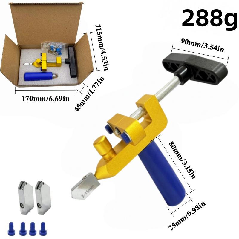 High-Precision Handheld Multifunctional Tile & Glass Cutter with Diamond Scribe