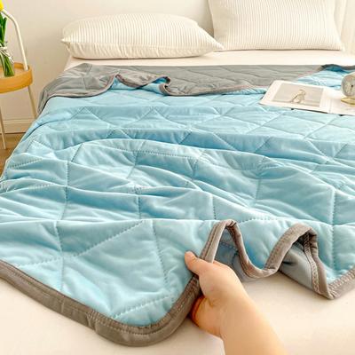 Yousheng Sommerkühlbettdecke für Hitzeschläfer Leichte Atmungsaktive Kühlbettdecke Gepolsterte Sommerbettdecke für Bett Sofa Bleiben Sie kühl bei Nachtschweiß