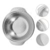 HOLIDYOYO Tabletop Shabu and Sukiyaki Pot, 20cm Diameter, Stainless Steel, Non-Stick, with Double-Ring Dry Edges, for Shabu-Shabu and Ramen, Perfect f